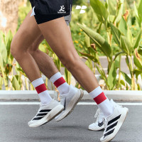 Personal Best Run - Spectrum Crew Sock - Red White
